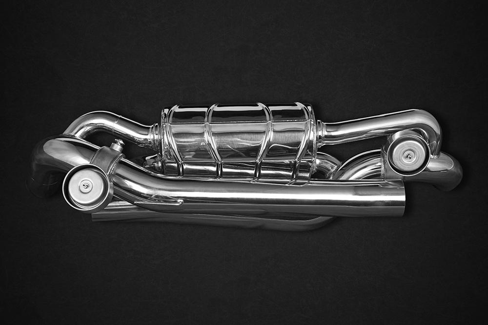 Porsche 992 Carrera/S – Valved ECE Exhaust Muffler for OEM Cats (CES3)