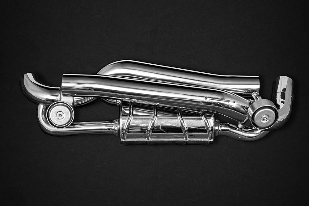 Porsche 992 Carrera/S – Valved ECE Exhaust Muffler for OEM Cats (CES3)