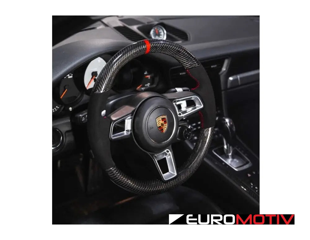 Porsche Carbon Fiber Steering Wheel