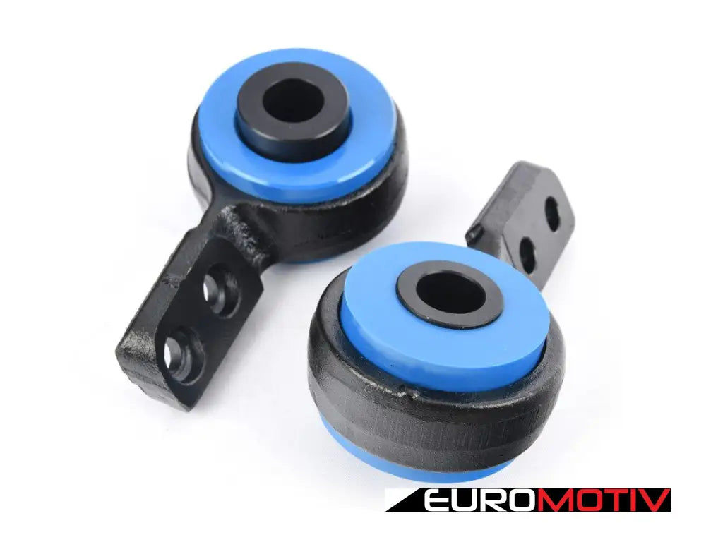 Pre-Installed Polyurethane Front Control Arm Bushings - 80A