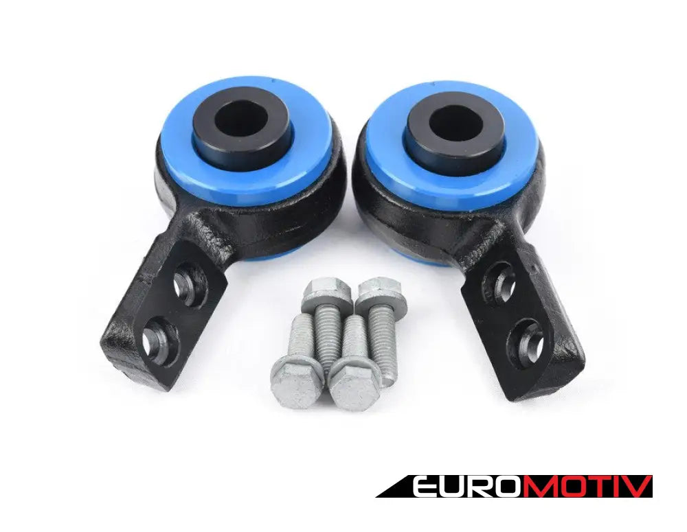 Pre-Installed Polyurethane Front Control Arm Bushings - 80A