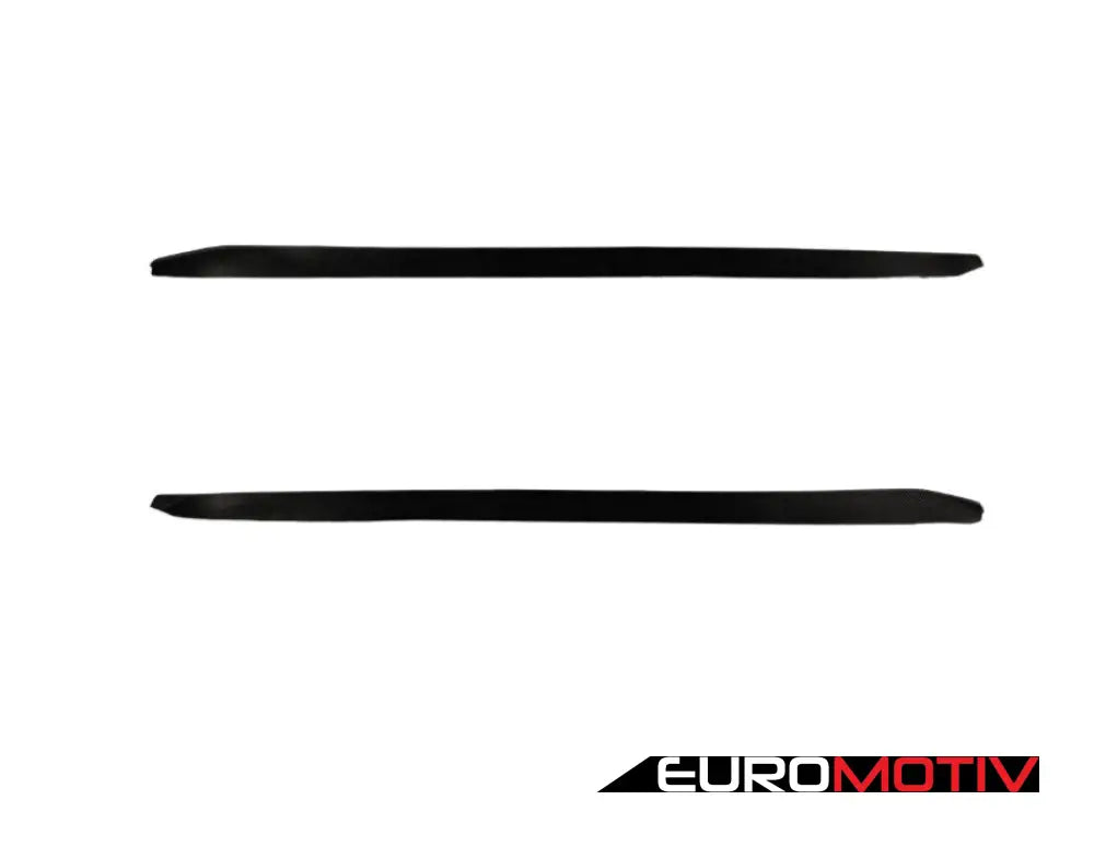 R1 Style Carbon Fiber Side Skirt Extensions