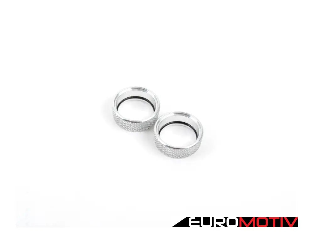 Radio And Climate Control Ring Kit - Knurled Billet Aluminum