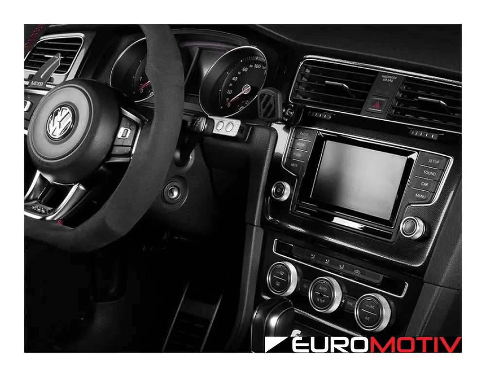 Radio And Climate Control Ring Kit - Knurled Billet Aluminum