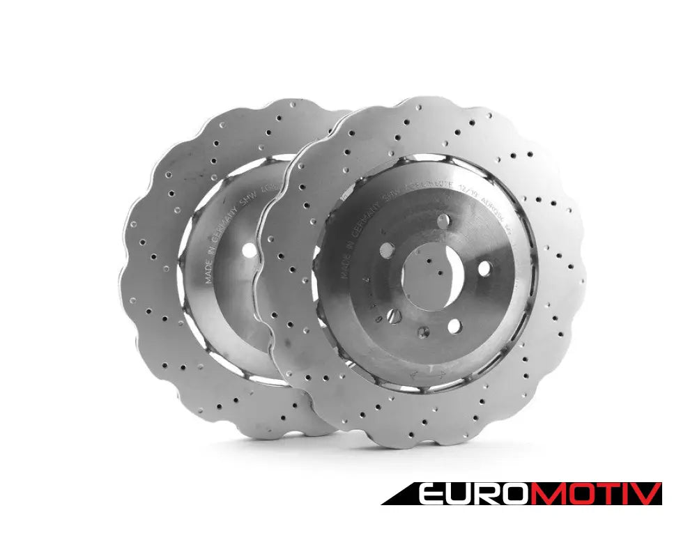 Rear Brake Rotors - Pair (356X22)