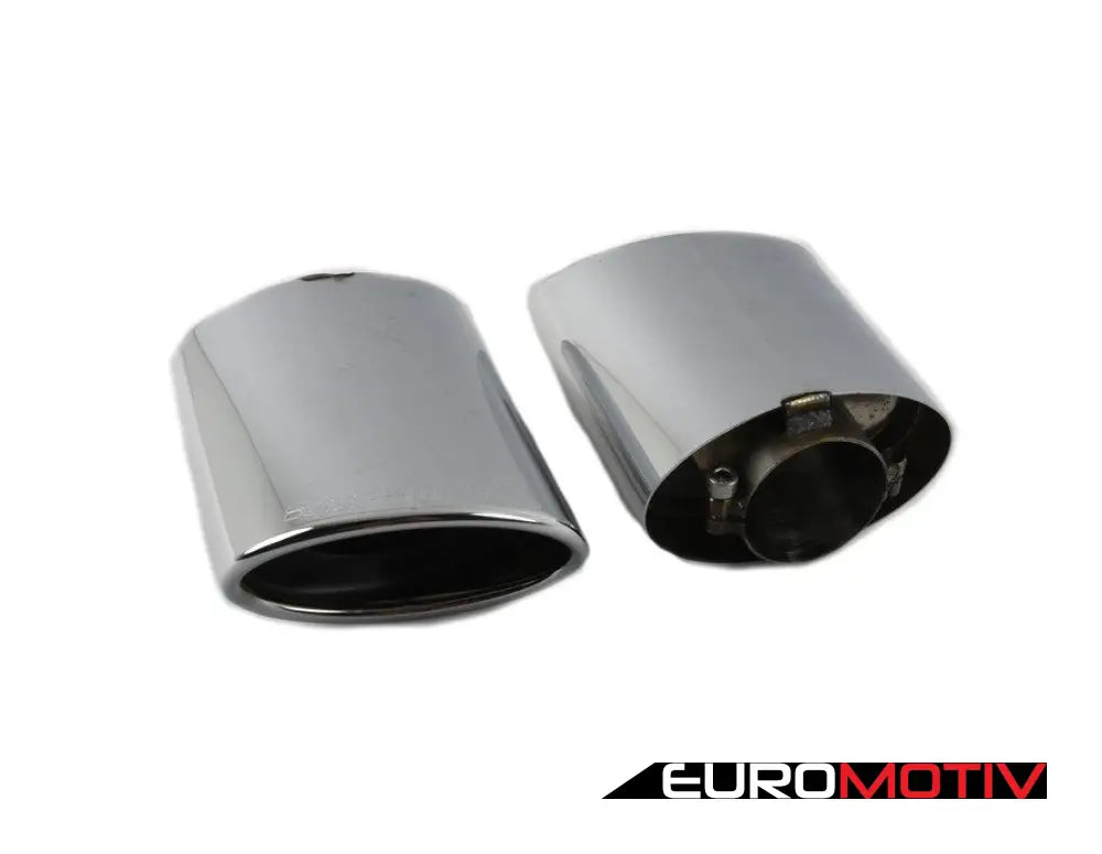 Rear Exhaust With Valves - Polished Tips