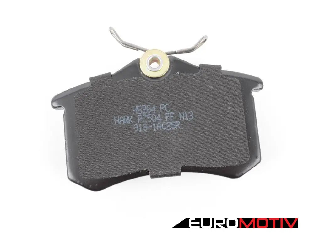 Rear Performance Ceramic Brake Pad Set