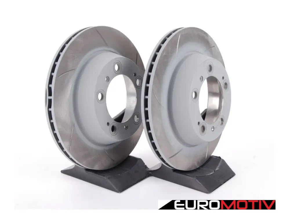 Rear Slotted Brake Rotors - Pair 11.77’ (299Mm)