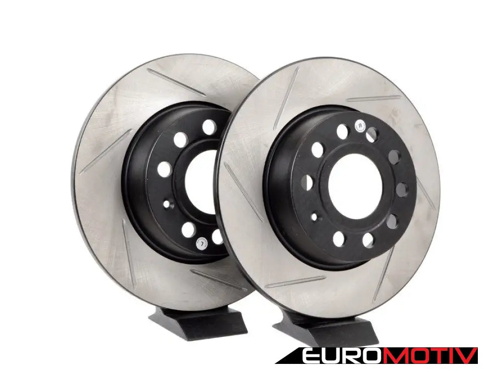 Rear Slotted Brake Rotors - Pair (272X10)