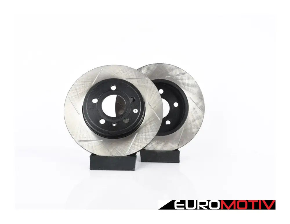 Rear Slotted Brake Rotors - Pair (288X12Mm)