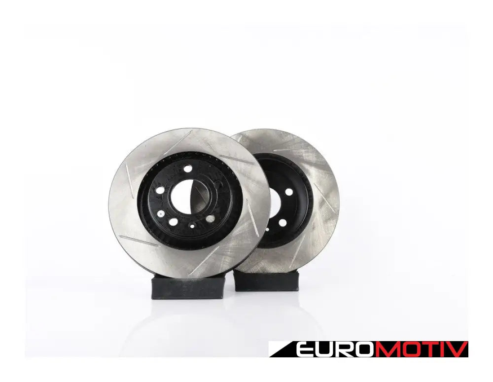 Rear Slotted Brake Rotors - Pair (300X22Mm)