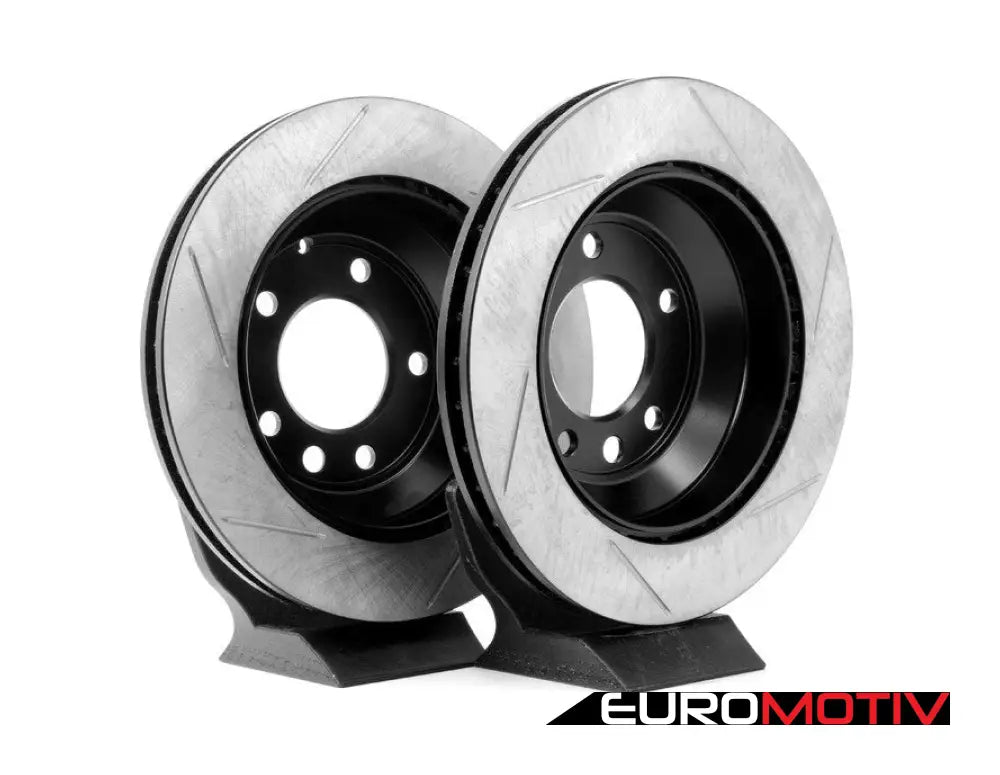 Rear Slotted Brake Rotors - Pair (330X28Mm)