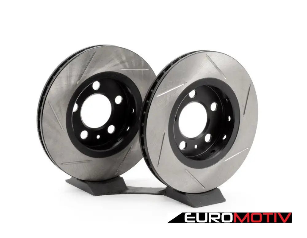 Rear Slotted Rotors - Pair (256X22)