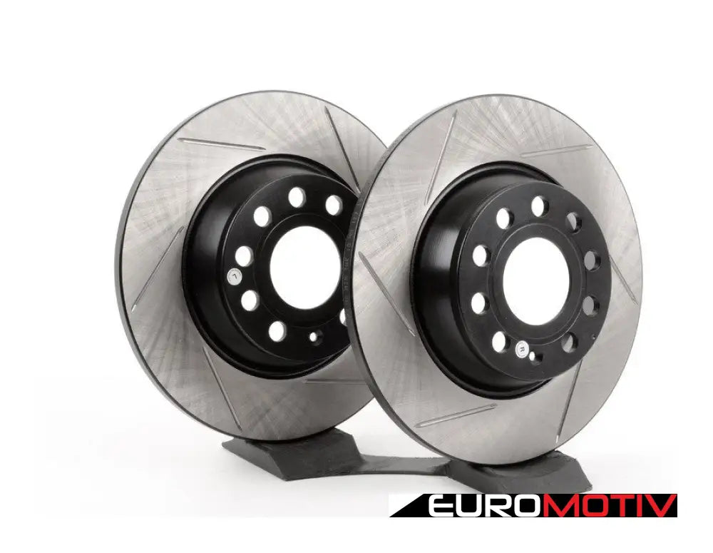 Rear Slotted Rotors - Pair (282X12)