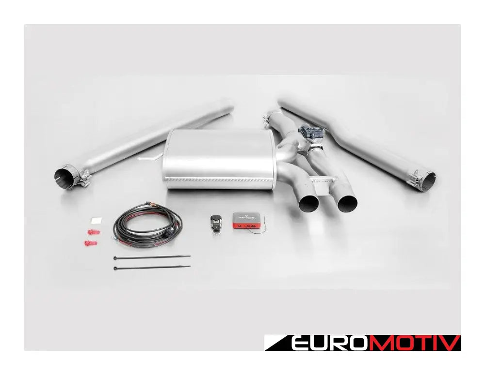 Remus Cat-Back Valvetronic Sport Exhaust System - With 102Mm Angled Carbon Tips/Titanium Internals