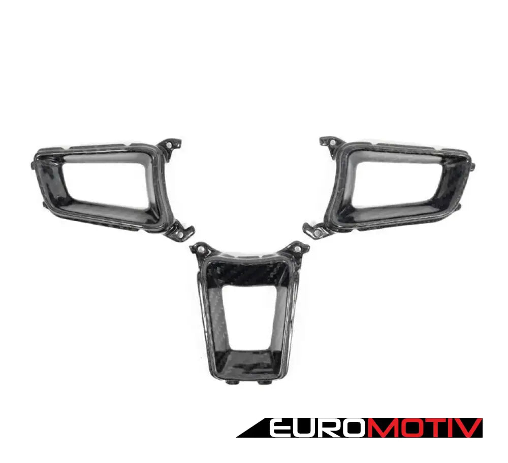 Rennline Carbon Fiber Steering Wheel Inserts