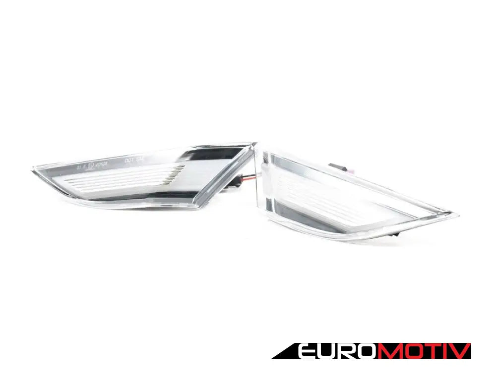 Rennline Porsche 981/991/718 Led Side Markers Set - Clear