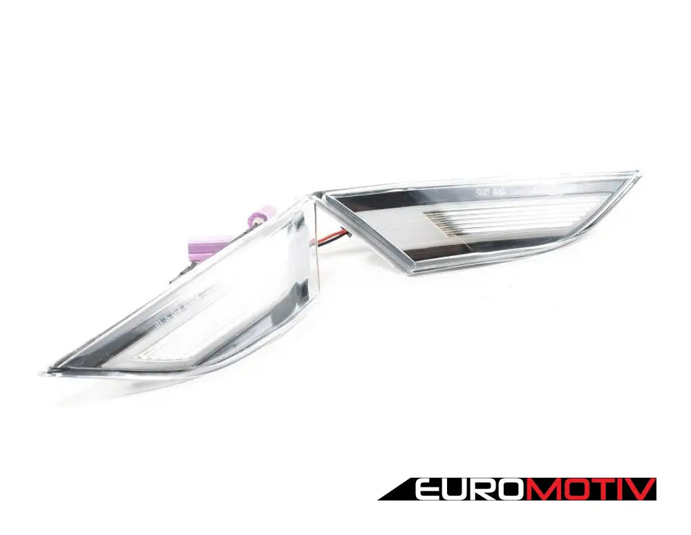 Rennline Porsche 981/991/718 Led Side Markers Set - Clear