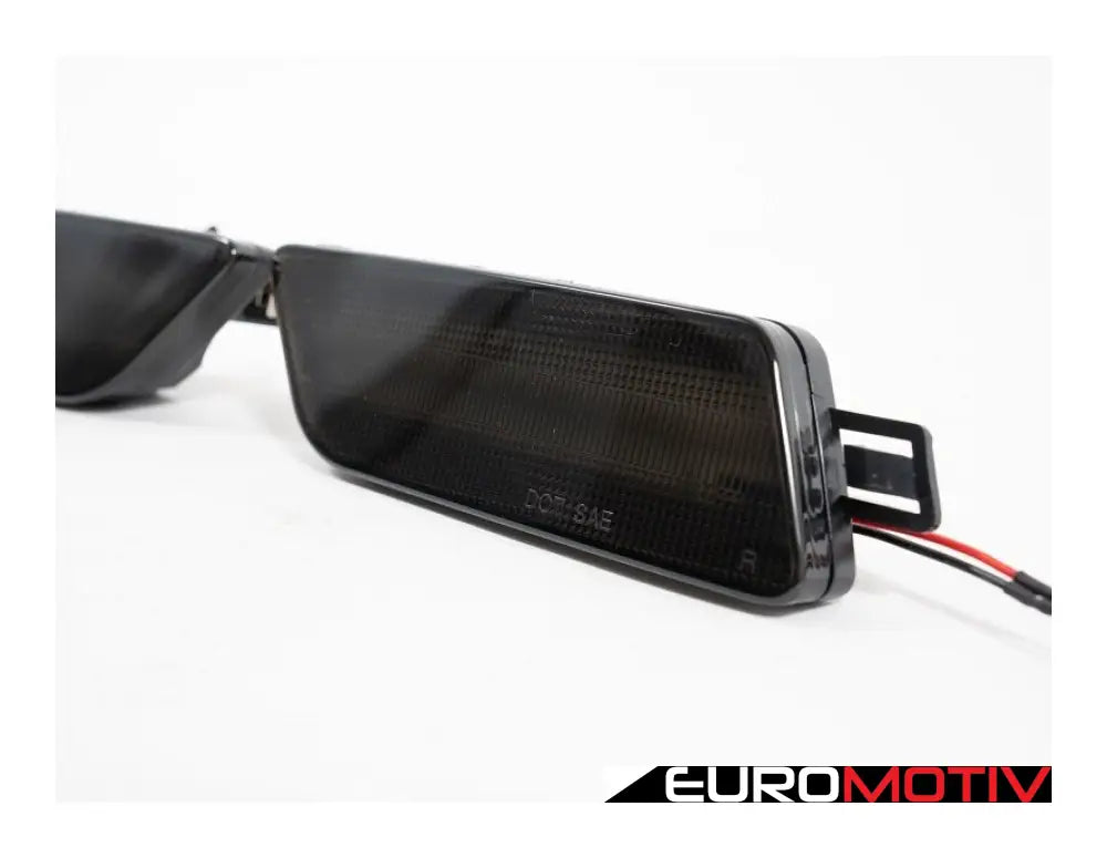 Rennline Porsche Macan Led Side Markers Set - Smoked