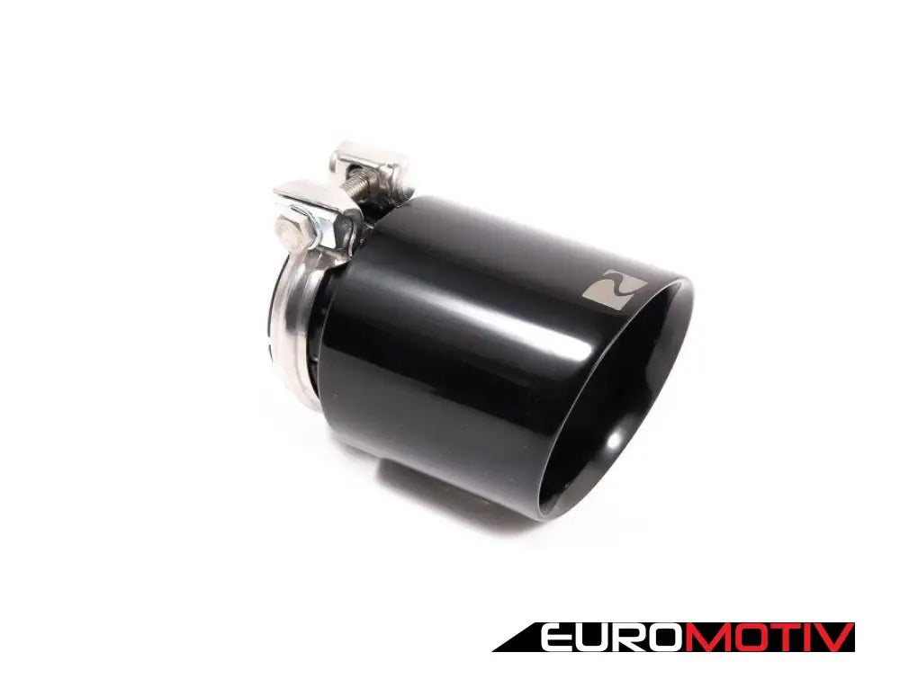 Rennline Universal 3.5’ Exhaust Tip - Black Chrome