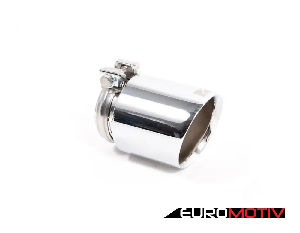 Rennline Universal 3.5’ Exhaust Tips - Silver