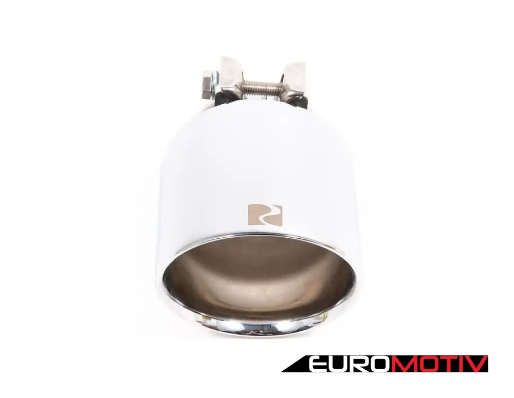 Rennline Universal 4’ Exhaust Tip - Silver Priced Each