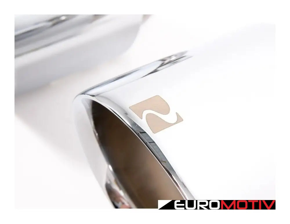 Rennline Universal 4’ Exhaust Tip - Silver Priced Each