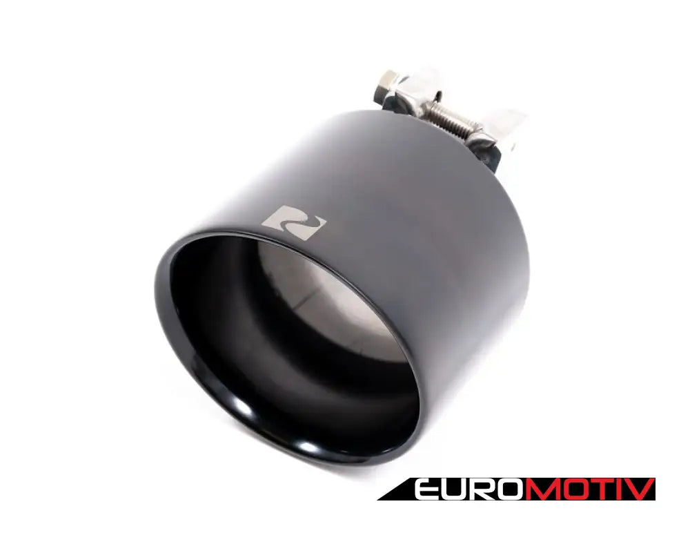 Rennline Universal 4’ Exhaust Tips - Black Chrome