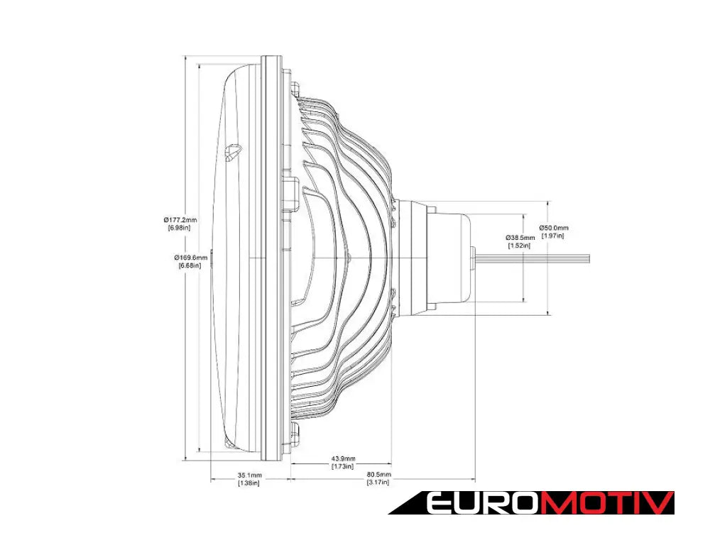 Retrobright Led Forward Facing Light - Classic White (3000K) Priced Each