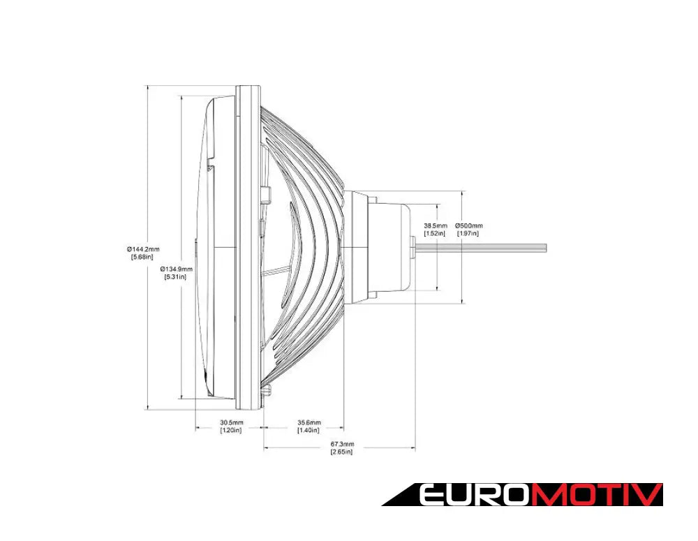 Retrobright Led Forward Facing Light - Classic White (3000K) Priced Each