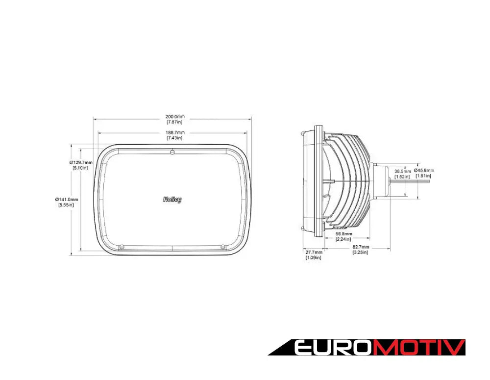 Retrobright Led Forward Facing Light - Modern White (5700K) Priced Each