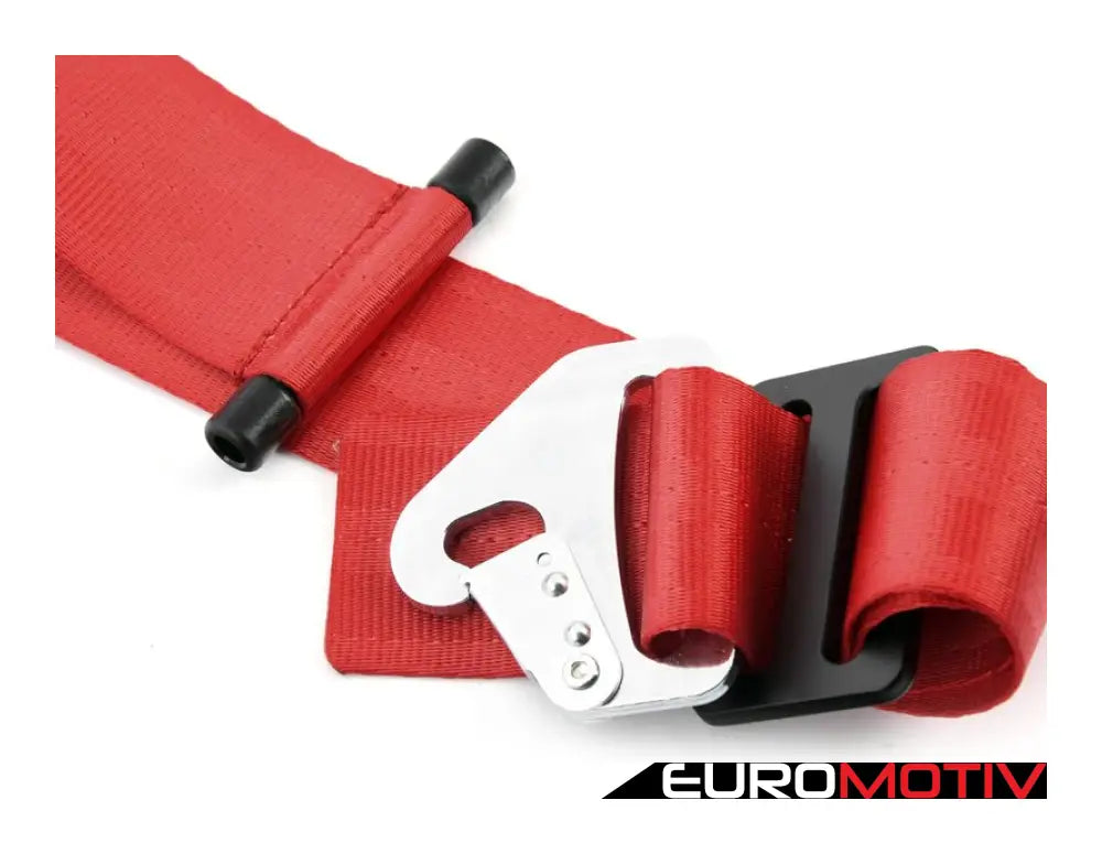 Schroth Profi Ii Asm Racing Harness - Red Left Side