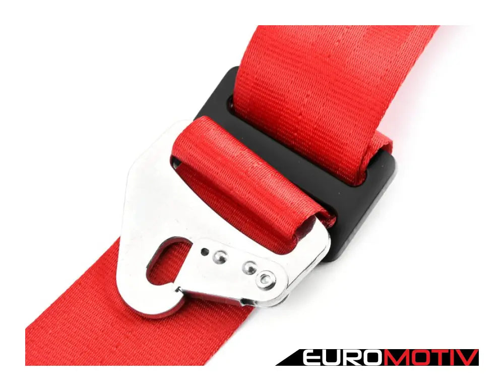 Schroth Profi Ii Asm Racing Harness - Red Left Side