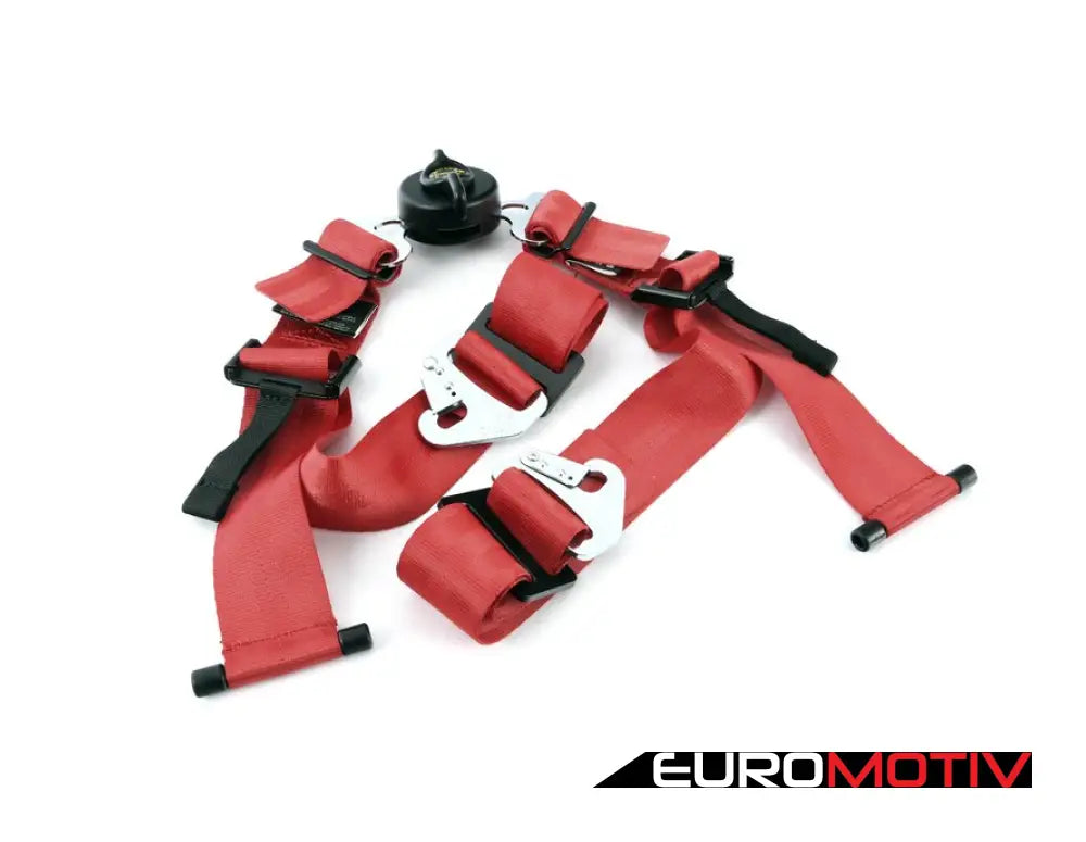 Schroth Profi Ii Asm Racing Harness - Red Left Side