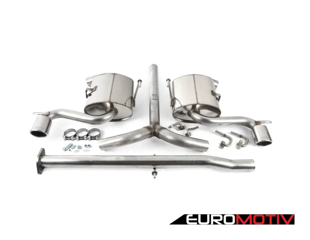 Scorpion Cat-Back Exhaust System - 90Mm X 76Mm Oval Tips Non Resonated