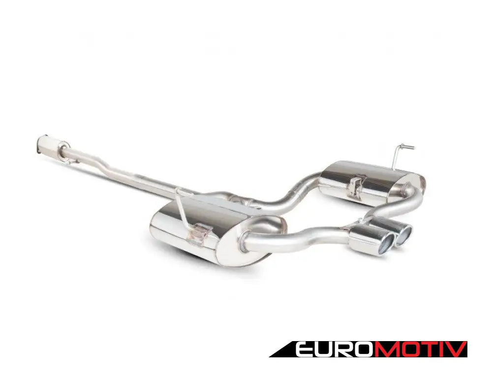 Scorpion Cat-Back Exhaust System - 90Mm X 76Mm Oval Tips Resonated