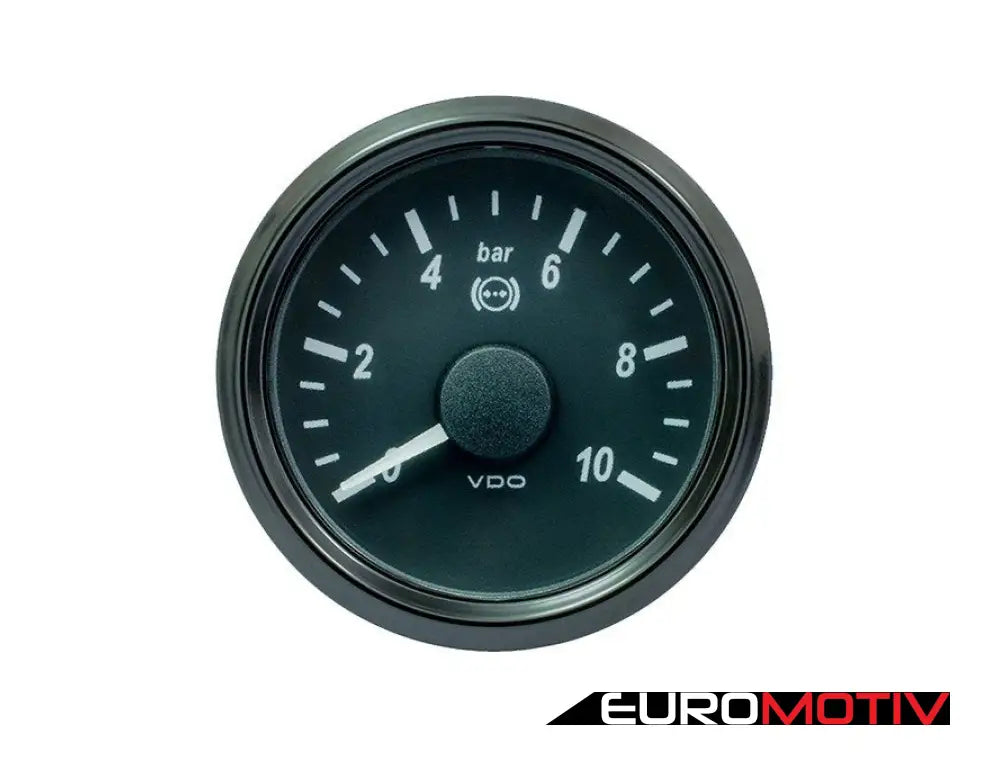 Singleviu 52Mm 10Bar Brake Pressure Gauge. 0-5V Input. - Priced Each