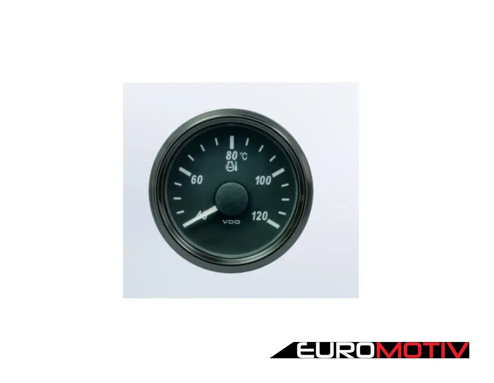 Singleviu 52Mm 120C Water Temperature Gauge. 291-22 Ohm Sender Required. Retail Pack With Harness -