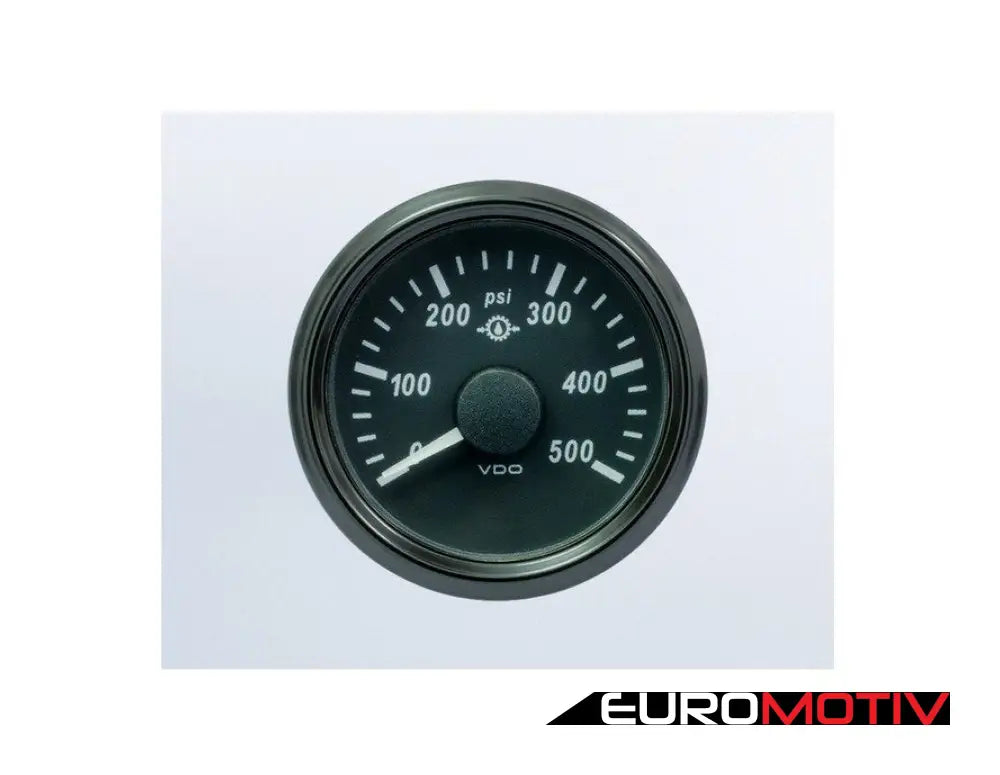 Singleviu 52Mm 500Psi Gear Pressure Gauge. 0-4.5V Sender Required. - Priced Each