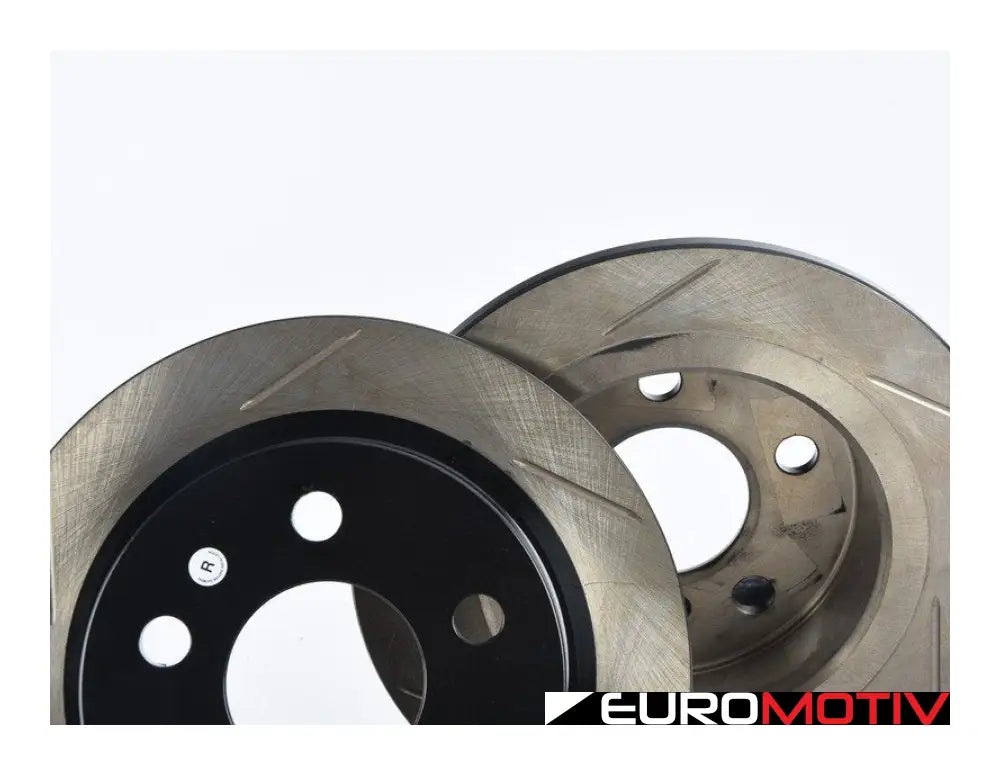 Slotted Rear Brake Rotors - Pair 10.19’ (259X10)