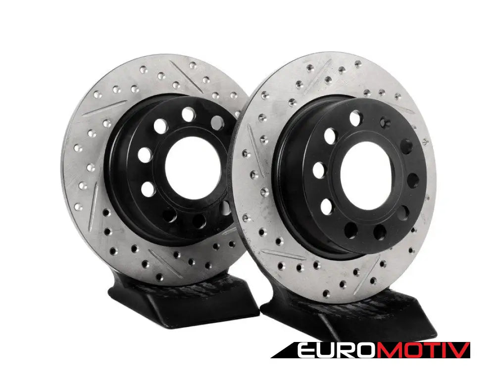 Sport Drilled & Slotted Rotors - Pair (253X10Mm)