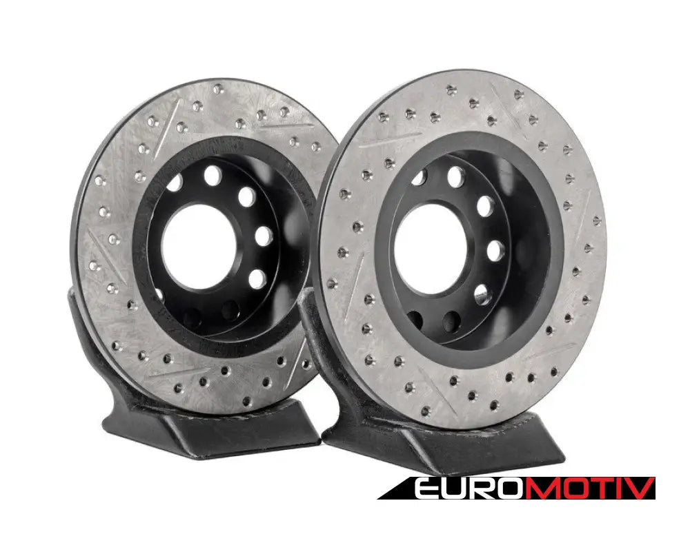 Sport Drilled & Slotted Rotors - Pair (253X10Mm)