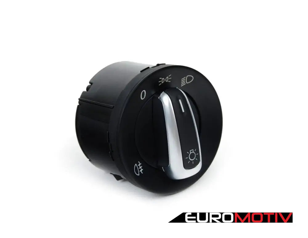 Standard European Headlight Switch - Brushed Trim