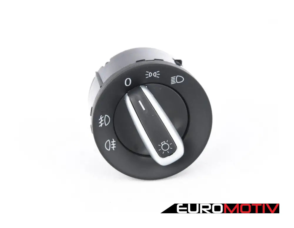 Standard European Headlight Switch - Brushed Trim