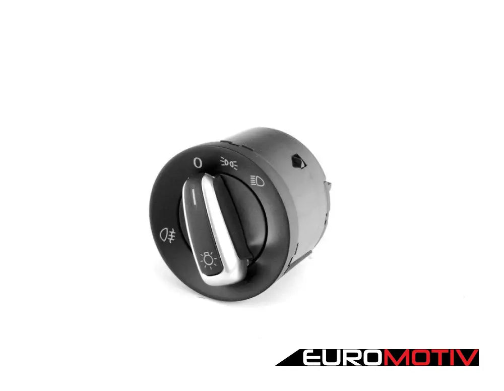 Standard European Headlight Switch - Brushed Trim