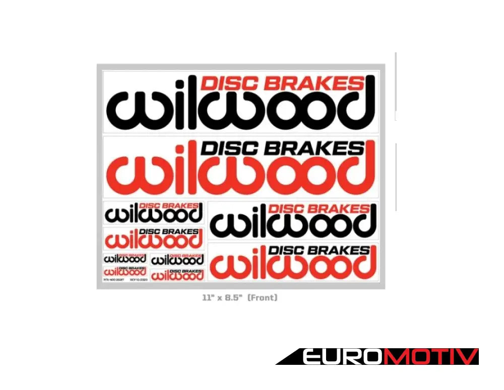 Sticker Sheet - Wilwood