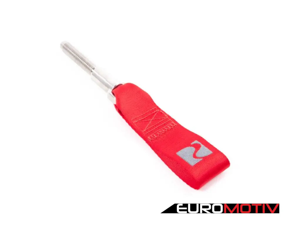 Strap Style Tow Hook - Red 5/8-11 Thread