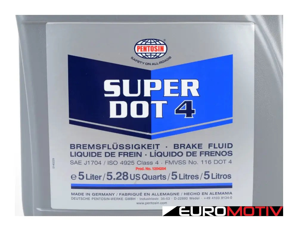 Super Dot4 Brake Fluid - 5 Liter