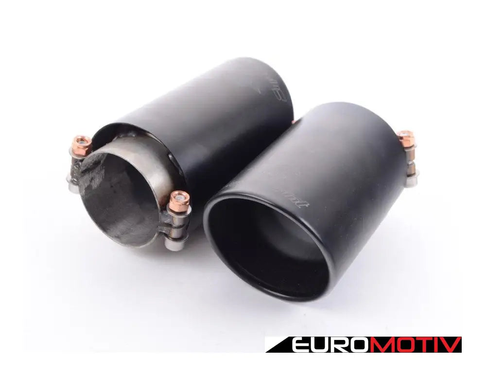 Supersprint Black Exhaust Tips 2X90Mm