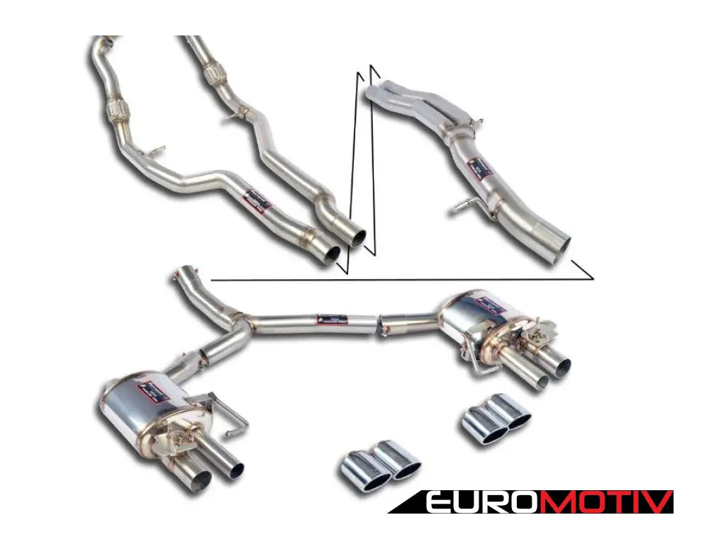 Supersprint Cat-Back Exhaust System - Non-Resonated